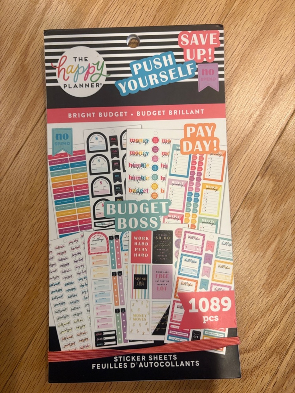 The Happy Planner Budget Boss Sticker Sheets - Multicolor